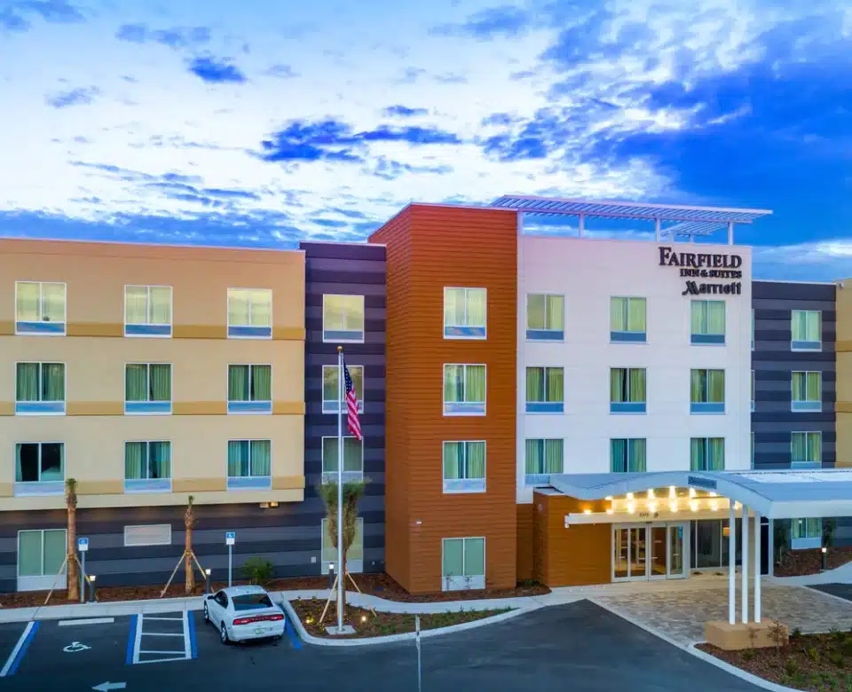 fairfield inn and suites st pete exterior view