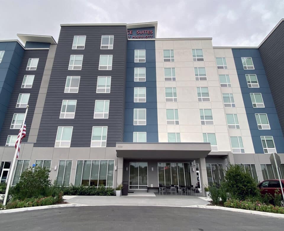 townplace suites orlando aiport exterior view